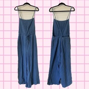 Women’s American Eagle Cotton Denim Overalls Tie Back XXL